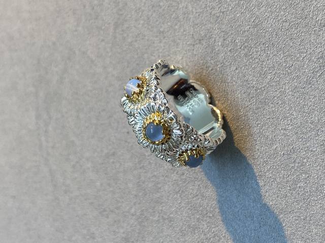 V gold material matching version Seiko Buccellati purple chalcedony gemstone dai
