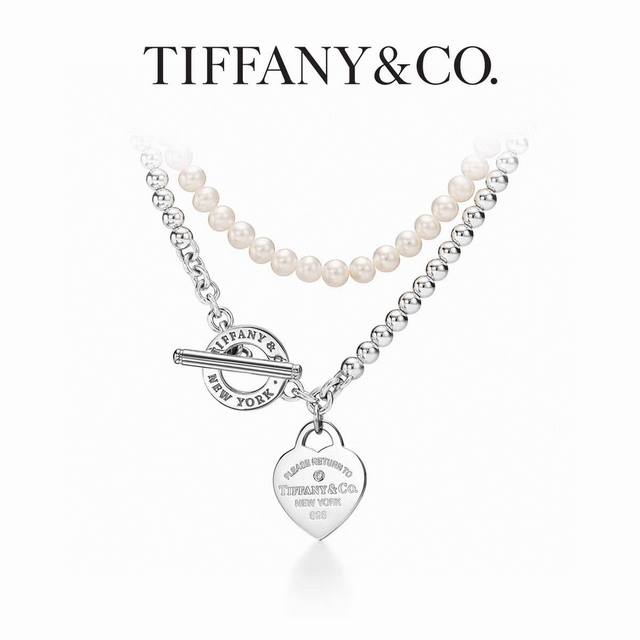 Tiffany necklace Tiffny&Co. counter exquisite silver version can be necklace bra