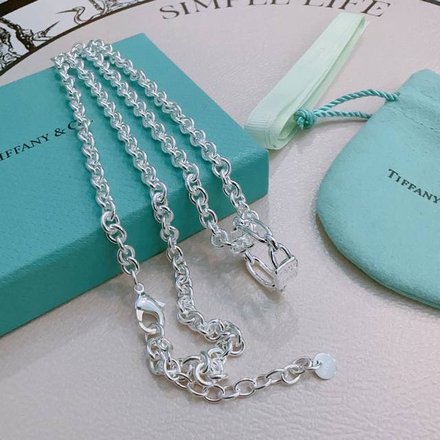 Tiffany necklace Tiffny&Co. counter exquisite silver version celebrity style ret