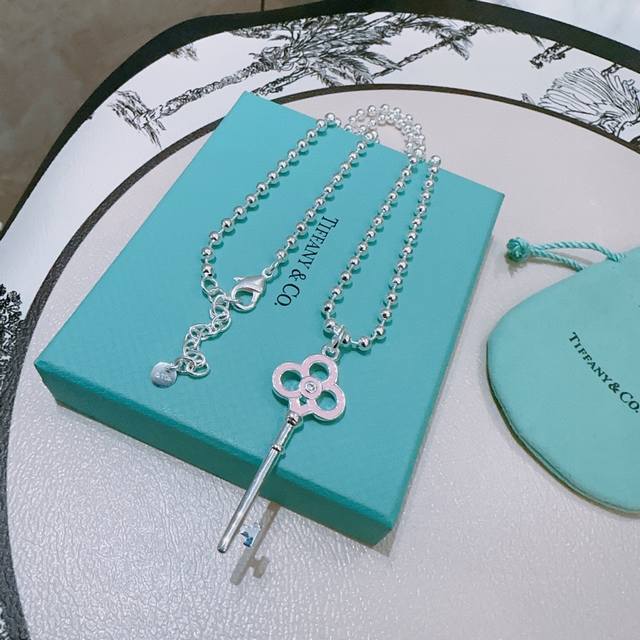 Authentic new Tiffany necklace Tiffny&Co. counter exquisite silver version celeb