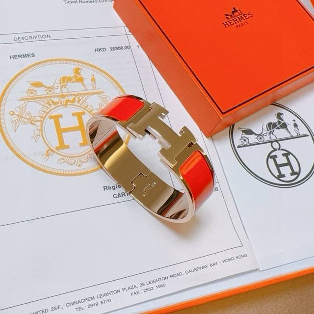 Hermes bracelet 18mm original custom bracelet enamel craftsmanship is too challe