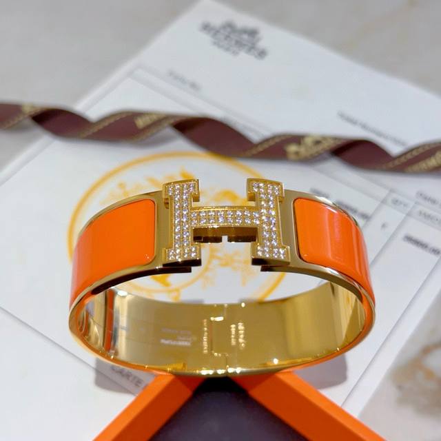 Hermes bracelet original custom 20mm wide bracelet enamel craftsmanship is a rea