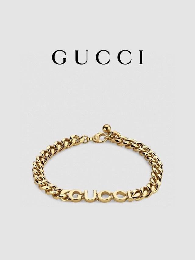 Necklace bracelet Gucci handwritten Gucci logo bracelet size 18-20-22