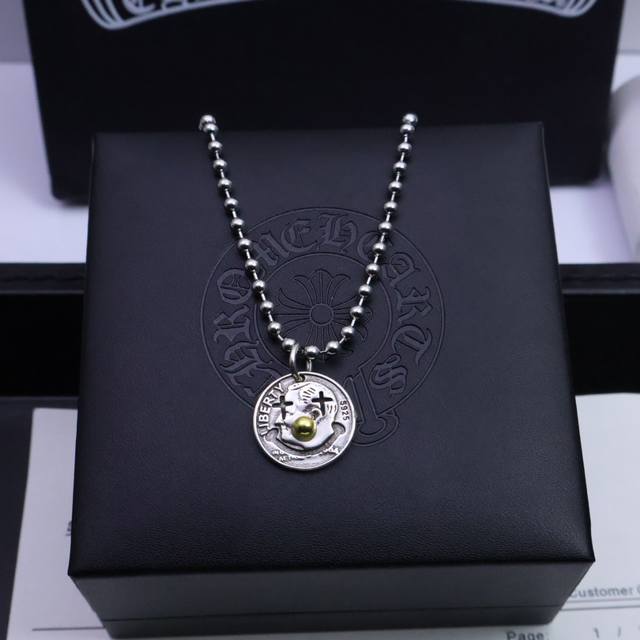 P [2025 Trend Recommendation] Chrome Heart Buddhist beads necklace has first-cla