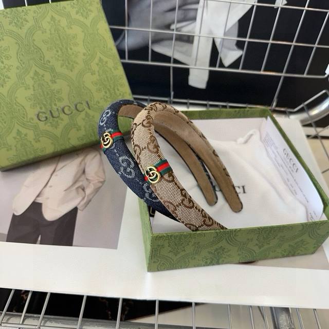 with packaging Gucci Gg letter headband, classic letters are versatile, especia
