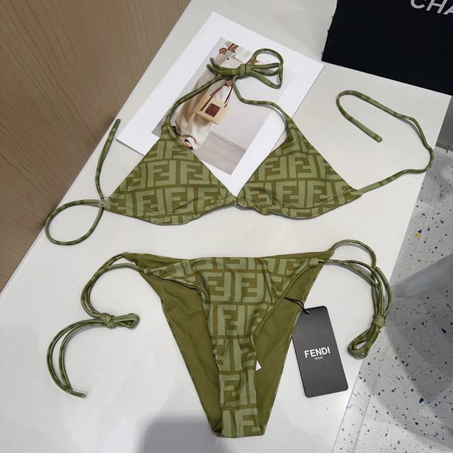 Fendi swimsuit, a must-have for fashionistas. Super figure-flattering! Sml DDD