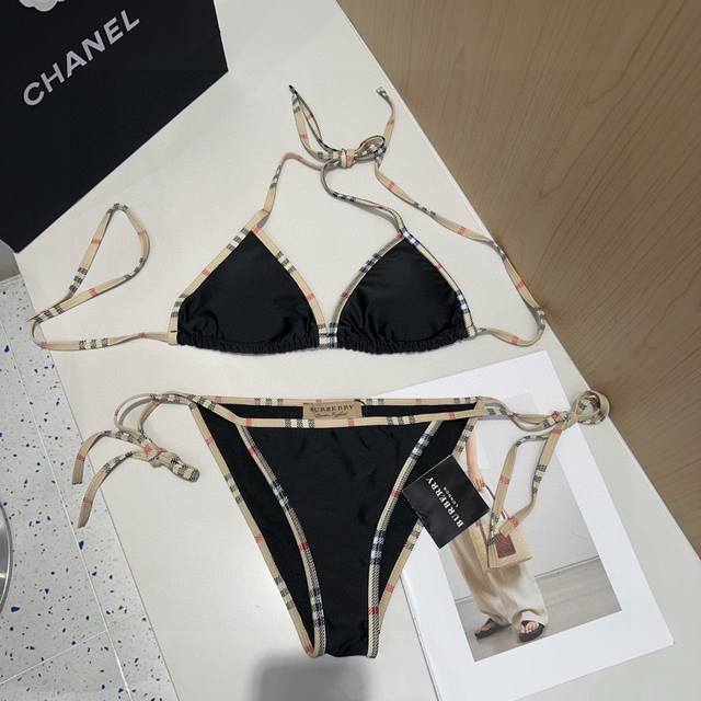 BURBERRY swimsuit, a must-have for fashionistas. Super figure-flattering! Sml DD
