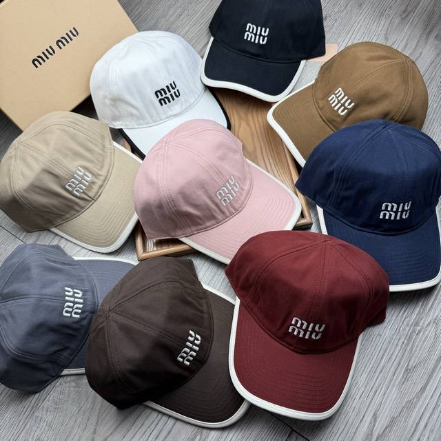 Special price. Miumiu. New baseball cap with dust bag! Material: pure cotton! Go