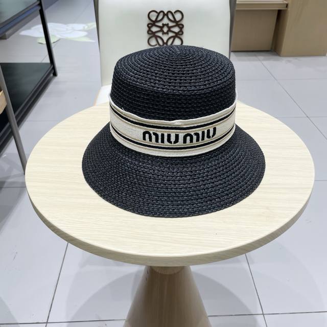 Miumiu new bucket sun hat, sun hat, head circumference 57Cm DDD