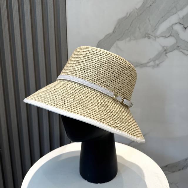 Chanel 2025 new straw hat, high-end customization, celebrity style, details to