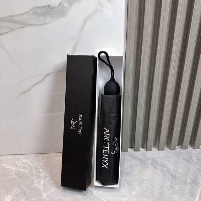 Arcteryx Arc'teryx new summer fully automatic folding umbrella Black coating sun