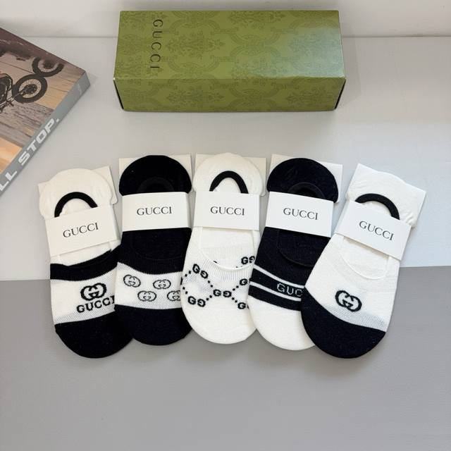 comes with packaging, 5 pairs per box Gucci Gucci Ins super popular small singl