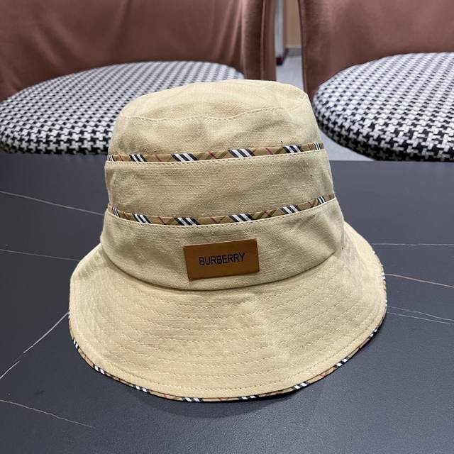 Burberry Burberry new fisherman hat women's summer sun hat spring sun protection