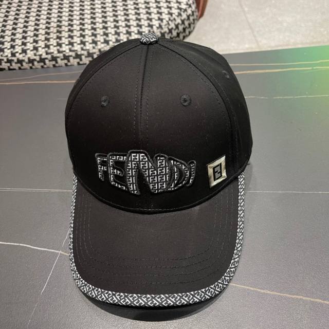 Fendi Fendi new original baseball cap, double F jacquard, hot selling item in th