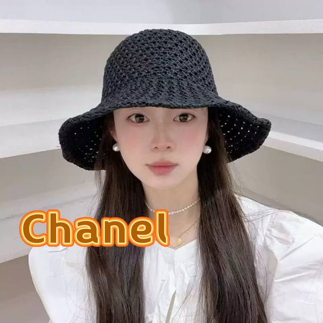 Chanel Chanel 2025 Japanese hollow fisherman hat female summer thin breathable s