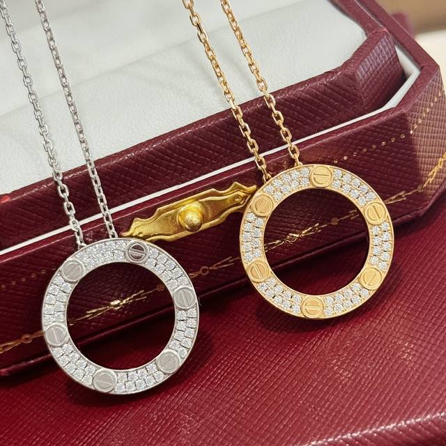 A2453 Sterling silver Cnc version Kajia classic starry sky necklace Love series