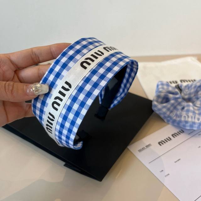 Miumiu 2025 new headband, Korean headband DDD