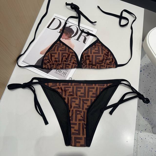 Fendi swimsuit, the real thing is so beautiful! It can't be photographed to show