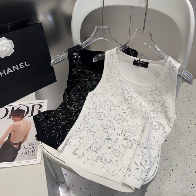 Chanel hot diamond vest, wear it alone with a jacket, super hot One size DDD