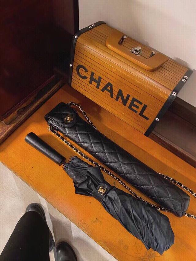 Vintage umbrella function analysis Chanel uses Ssv-Polyester Fibre umbrella clo