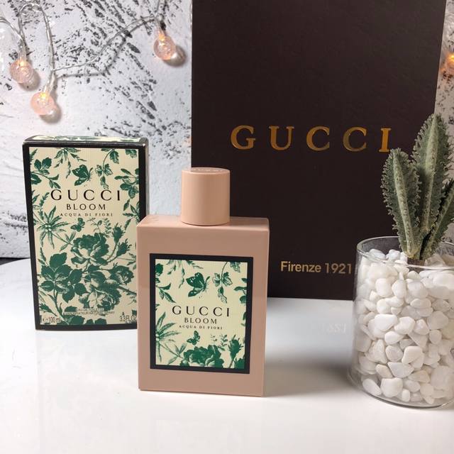 original quality Gucci Bloom Green Floral Water Women's Perfume Fragrance: Flor