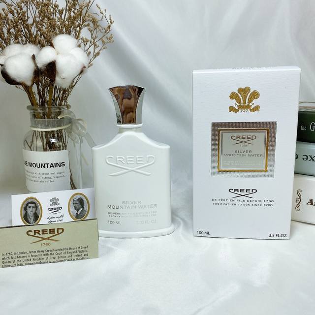 original quality Creed Silver Mountain Water men's perfume Ml, 1995, attributes