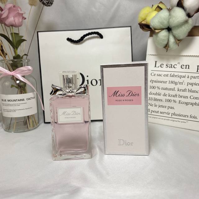 counter quality Dior Dior new long sweetheart Rose N'roses sweetheart rose eau