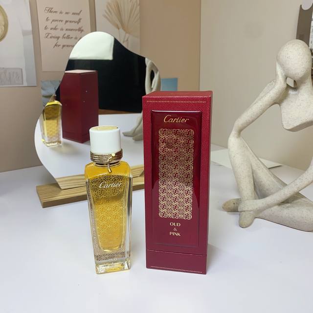 High Quality Cartier Ebony and Pink Essence Edition Perfume 75Ml Base Note: Ebon