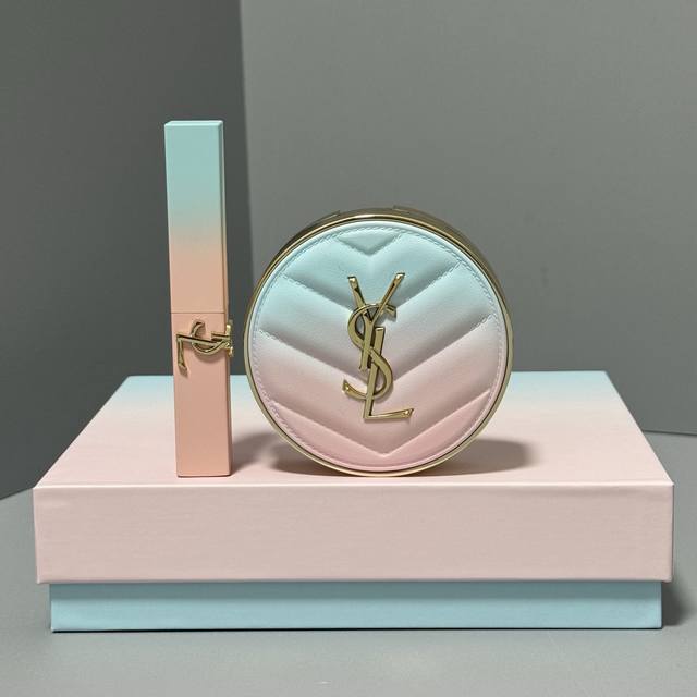 High quality Yves Saint Laurent gradient rose makeup two-piece air cushion! col