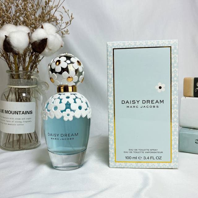 counter quality counter Marc Jacobs Mark Mojie Blue Dream Daisy Women's Long-la