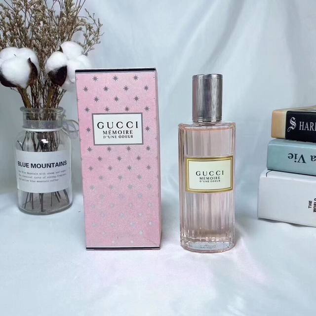 Counter quality Gucci's new Memoire Dune Odeur scent memory perfume pink Ml! DD