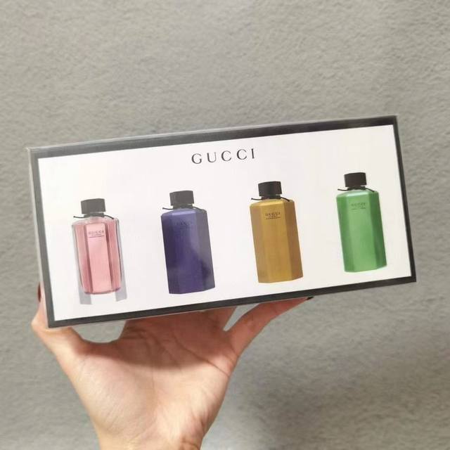 Counter quality Gucci Flower Dance Q version sample 4-piece set white box Count