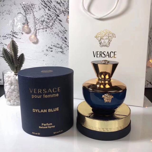 counter quality counter Versace Dylan Blue Poseidon women's perfume Ml fragranc