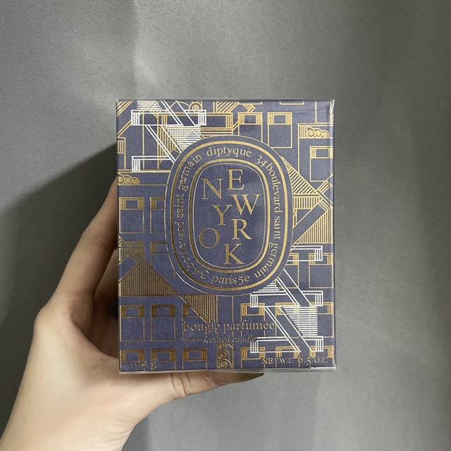 High-end quality Diptyque candle city limited edition New York real shot spot c