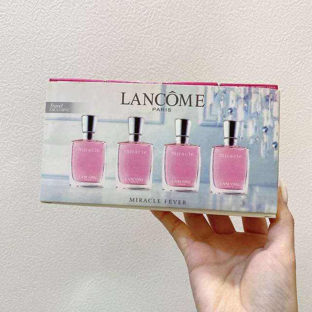 Counter quality Lancome Miracle Sample Perfume 4-piece Set This scent is loved