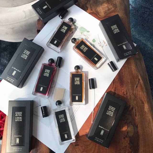 counter quality Serge Lutens five salon perfumes 1 Berlin Girl 2 Orphan 3 Augus