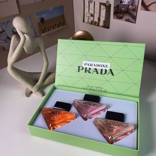 High-end quality Prada I am unpredictable 30Ml three-piece set DDD
