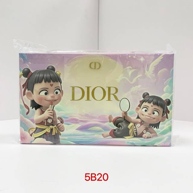 High-end quality Dior cute Nezha lipstick sample five-piece set gold tube model