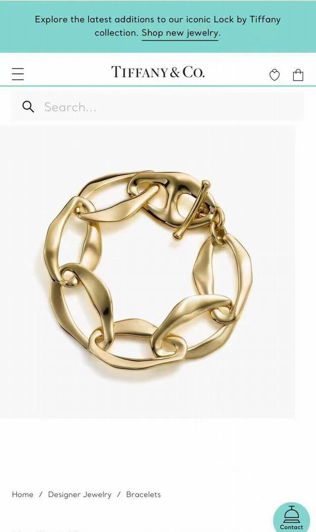 Exclusive first release High-end custom hot Tiff Tiffany bracelet Irregular bra