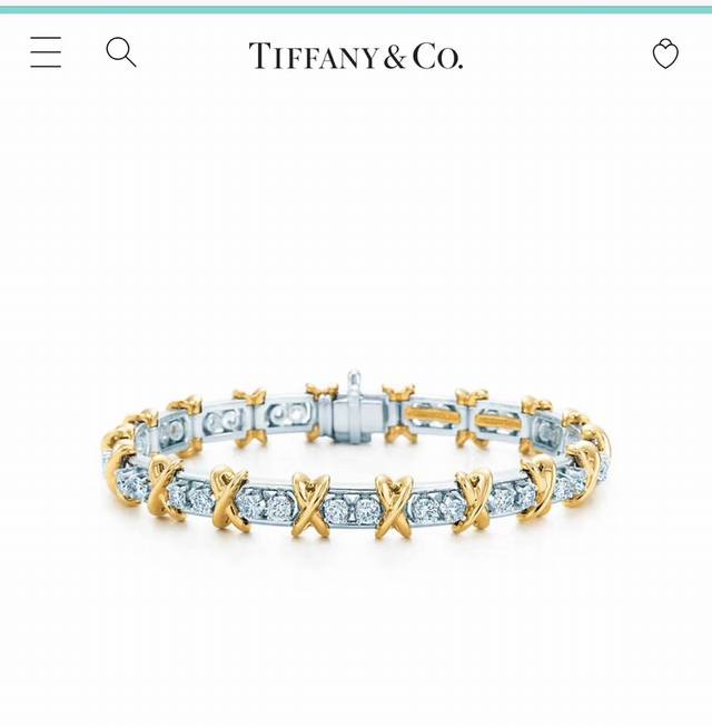 Tiffany bracelet Tiffany bracelet exclusive first counter new Schlumberger serie