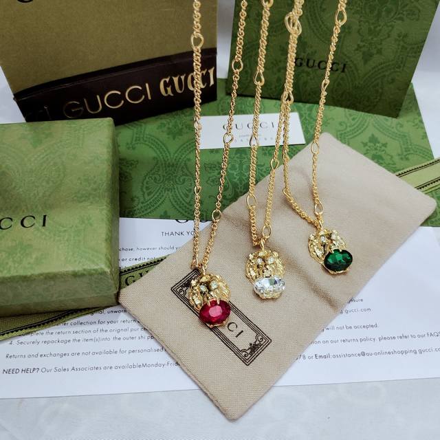 Gucci is inspired by the vast nature and wild animals. The lion head image has a