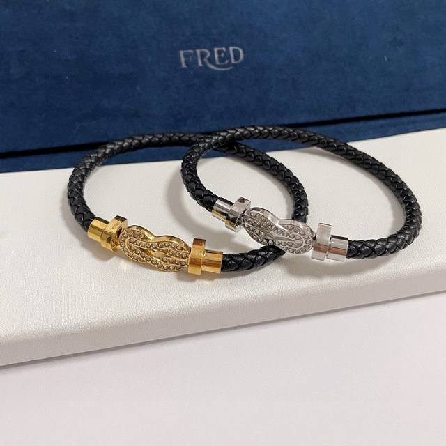 Hot Fred bracelet, full diamond 8-shaped buckle bracelet, classic and versatile,