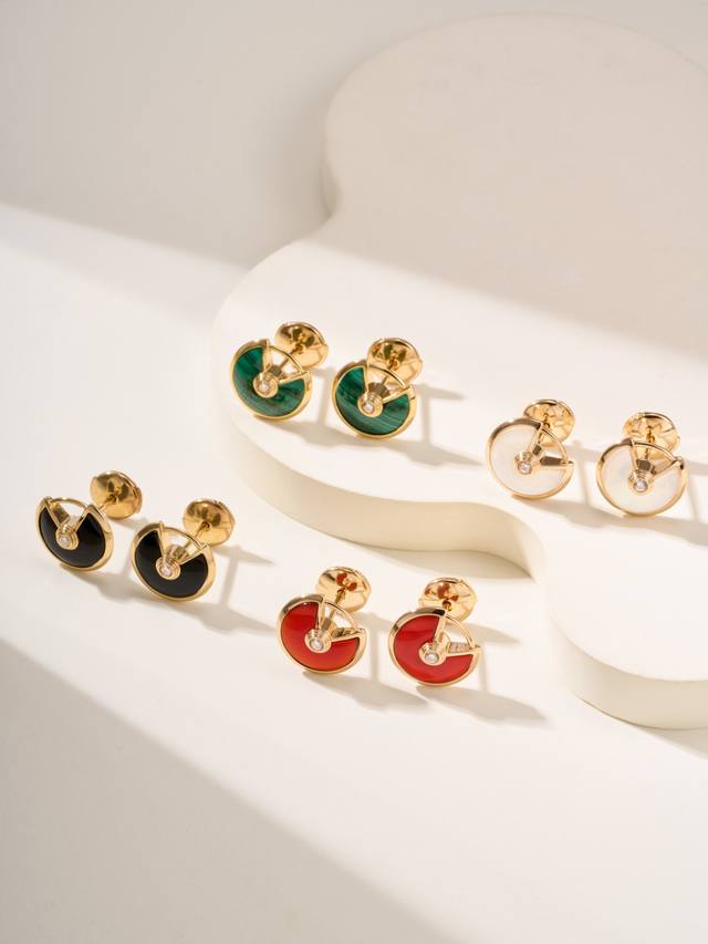 Lao Kajia classic amulet earrings, Amulette De Cartie*, a fascinating jewelry se
