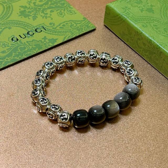New product launch Gucci bracelet natural stone counter exquisite version natura