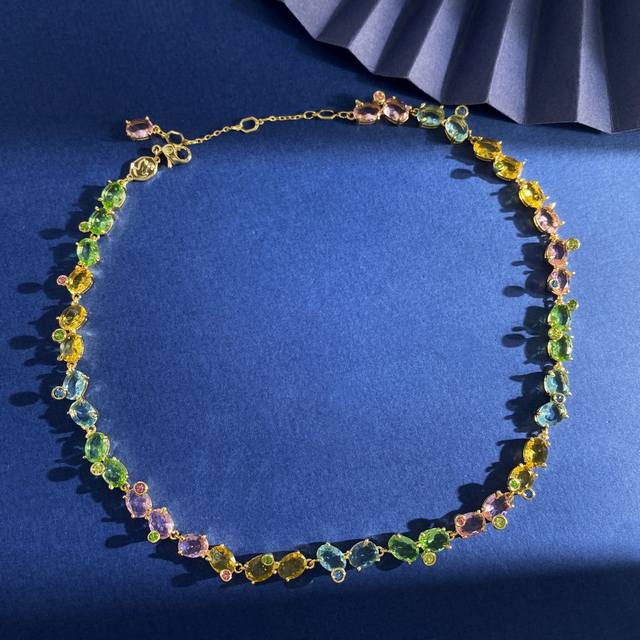 Swarovski Gema series sweet fashion dopamine spring and summer new oval colored