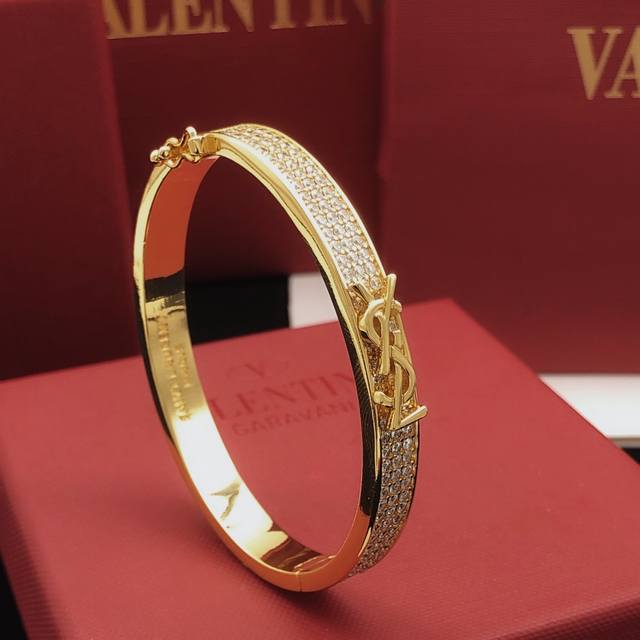 No.Ysz0003 Yvessaintlauren*Latest starry sky bracelet consistent Zp brass materi