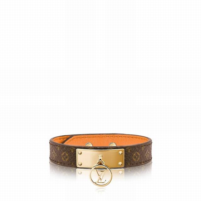 Lv bracelet old flower leather braceletLouis Vuitton This women's bracelet is de