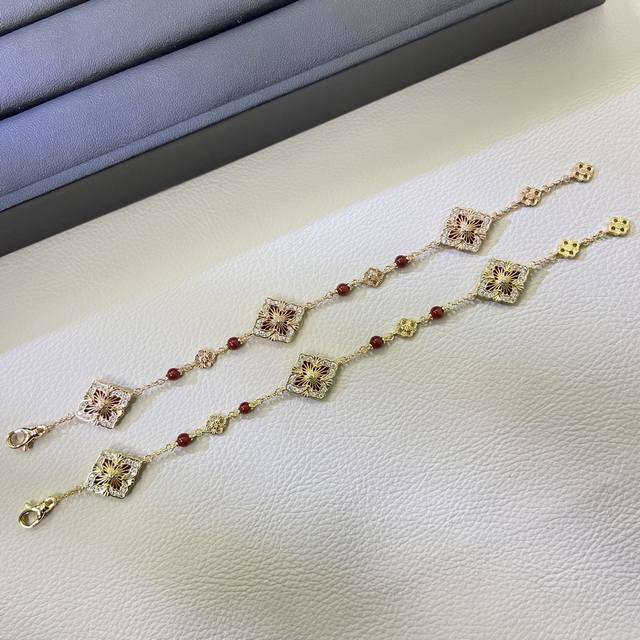 Buccellati Bracelet New Three Flower Bracelet P DDD