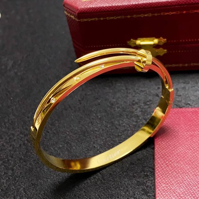 Cartier Cartier official website latest release hot nail diamond bracelet import