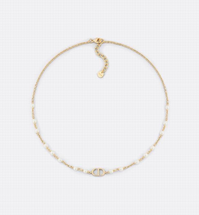 New Dior necklace, temperament and personality, Cd pearl necklace, hot model, u